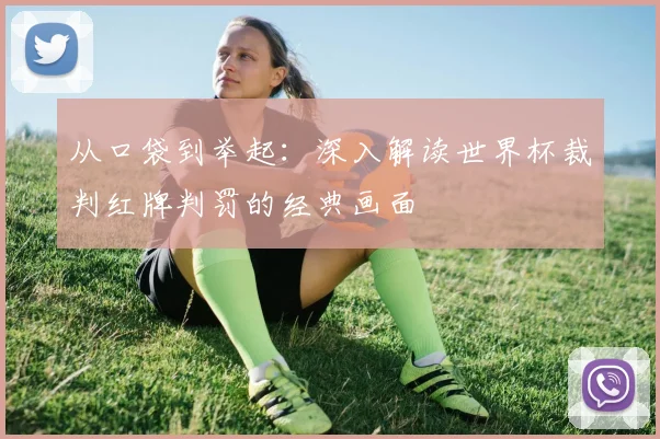 从口袋到举起:深入解读世界杯裁判红牌判罚的经典画面